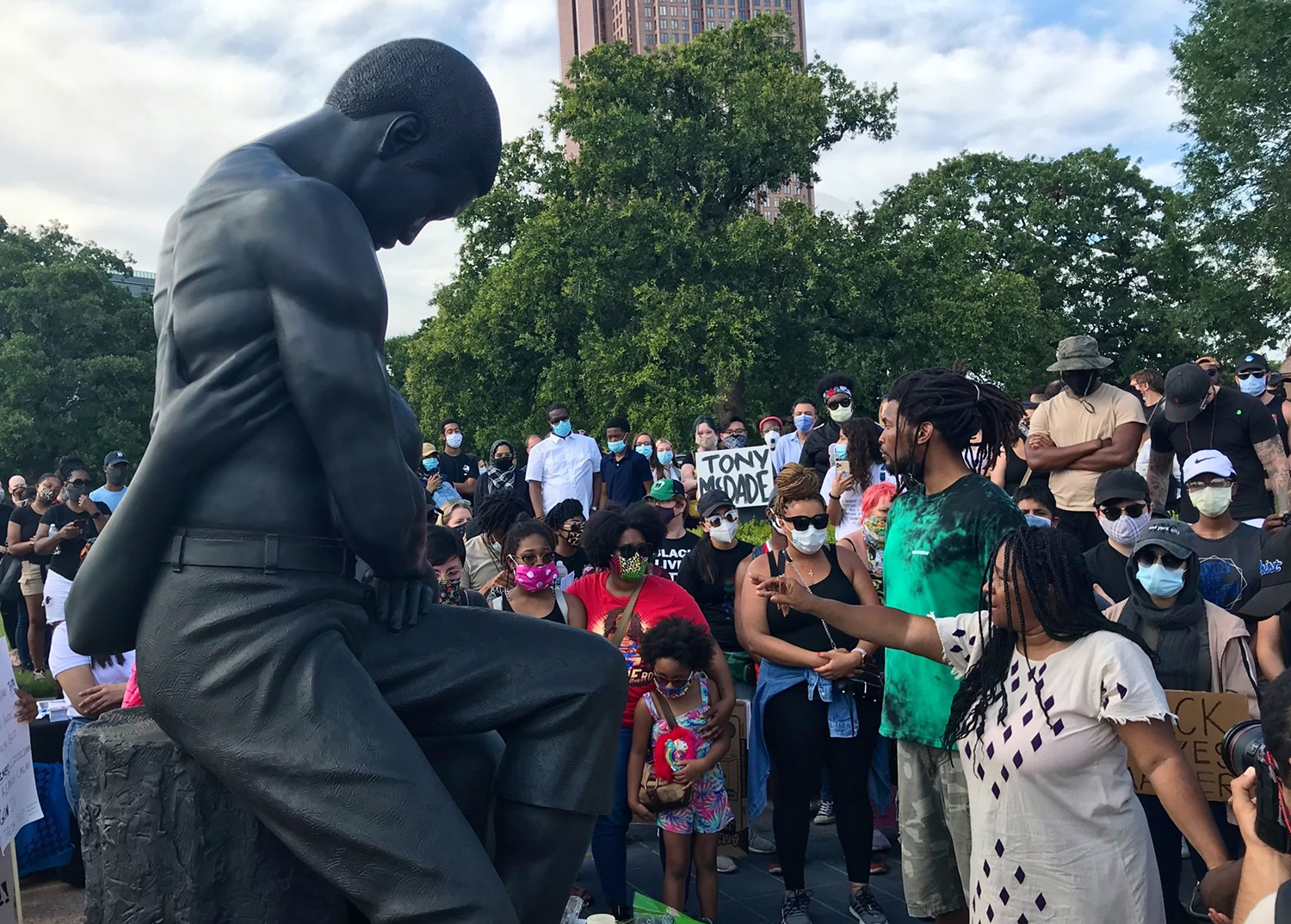 Entrance to Freedman's Cemetery Memorial in Dallas