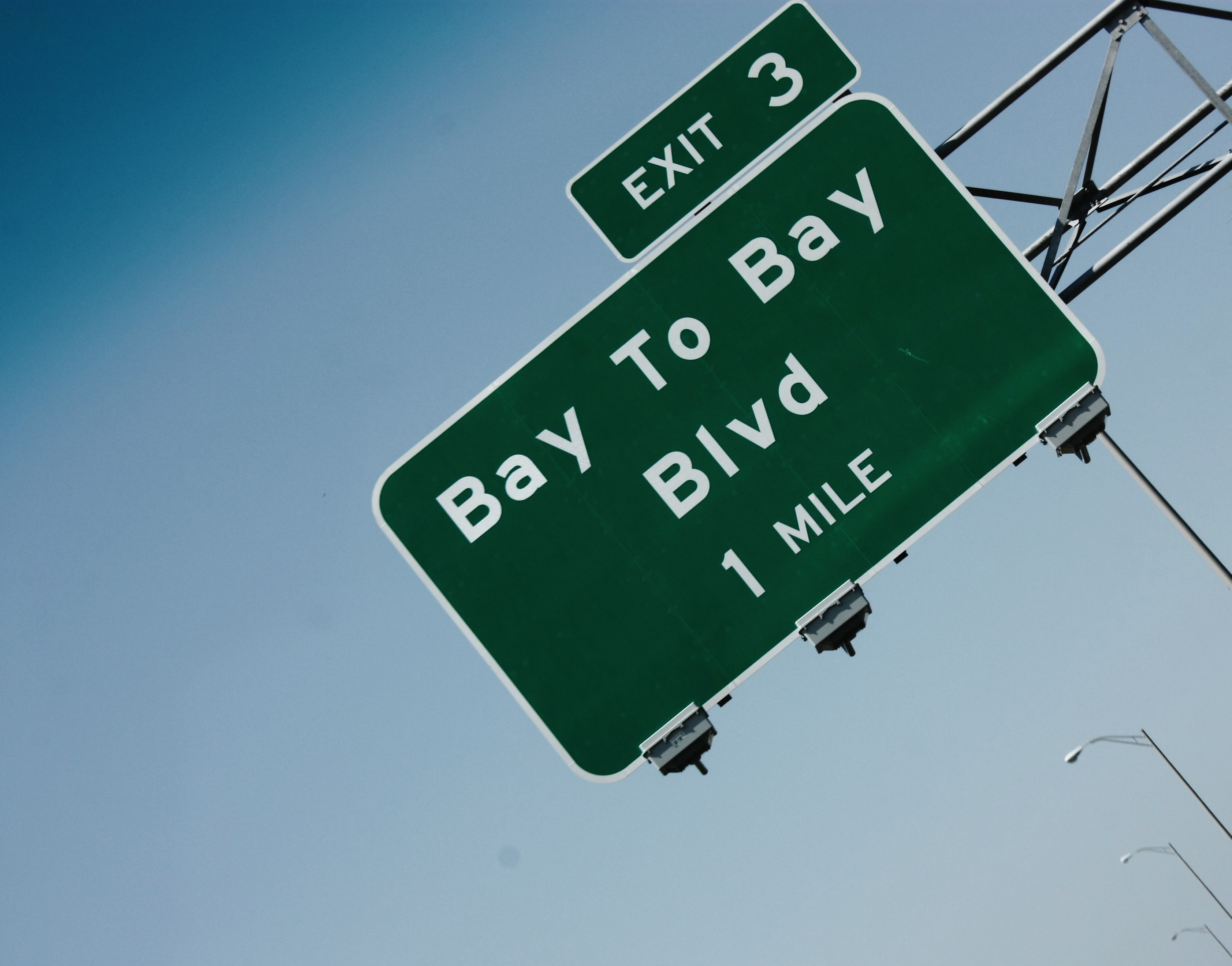 The Lee Roy Selmon Expressway elevated highway in Tampa, Florida